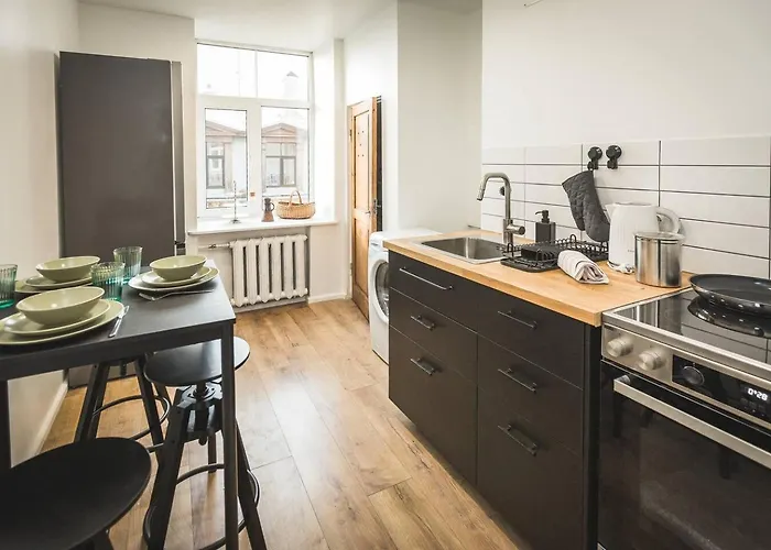 Modern 3-bedroom - Stabu Street * Riga